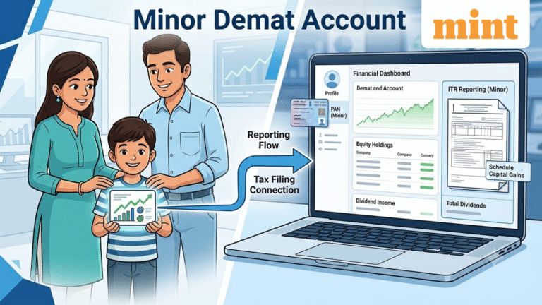 Opened a demat account for your minor child? Know how investment income is taxed and reported in ITR