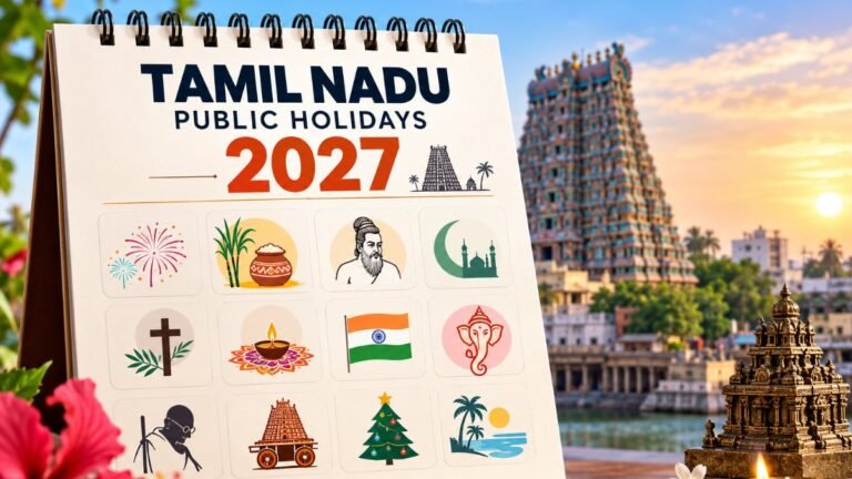 Tamil Nadu Holidays 2027: Government Announces 24 Public Holidays; Check Full List and Long Weekends