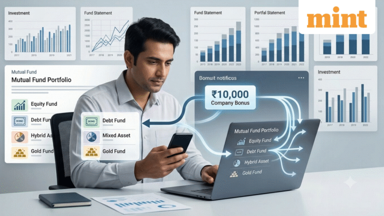 Have 5 mutual funds in your portfolio? Should you invest ₹10,000 bonus in one scheme or split it — what experts suggest