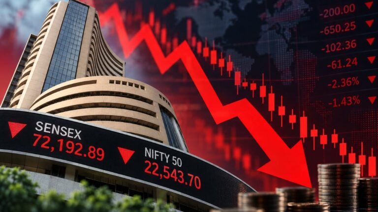 Sensex Falls 100 Points, Nifty Slips Below 22,500: Top Reasons Why Stock Market Is Down Today