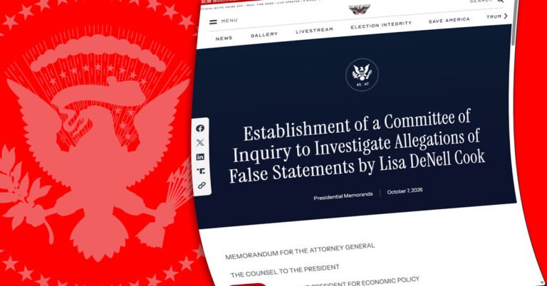 Trump escalates Lisa Cook feud, forms committee to investigate mortgage fraud allegations