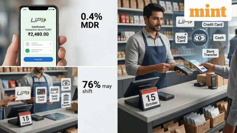 UPI MDR above ₹2,000: Survey finds 76% of consumers may shift to cards or cash if merchants pass on 0.4% fee