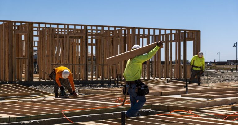 Housing starts fall to one of the worst paces since pandemic