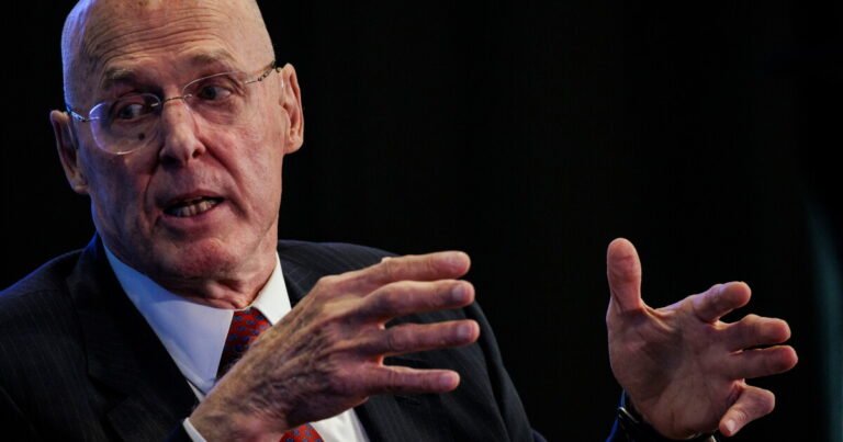 Ex-Treasury Sec. Paulson urges US to tame national debt