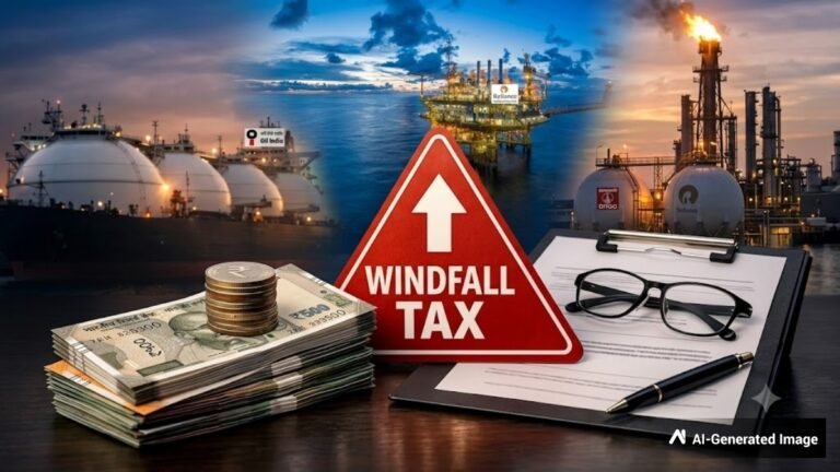 India Cuts Windfall Tax On Diesel, Jet Fuel Exports; Oil & Gas Stocks Crash, ONGC, Oil India, RIL, IOCL Fall 1-2%